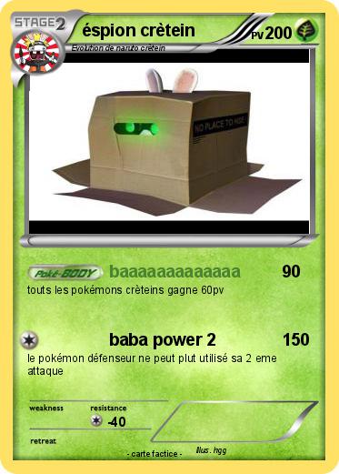 Pokemon éspion crètein