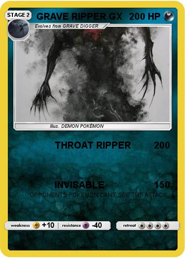 Pokemon GRAVE RIPPER GX