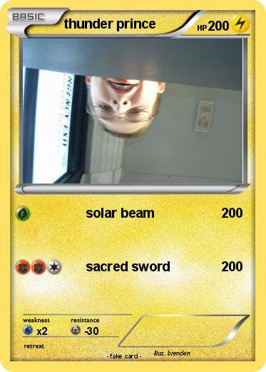 Pokemon thunder prince