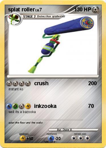 Pokemon splat roller