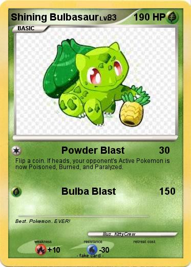 Pokemon Shining Bulbasaur