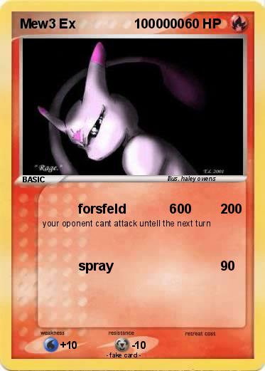 Pokemon Mew3 Ex                1000000