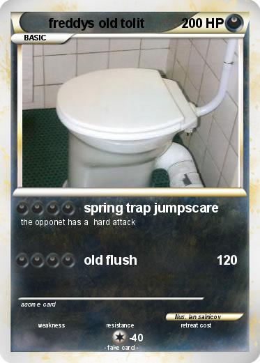 Pokemon freddys old tolit