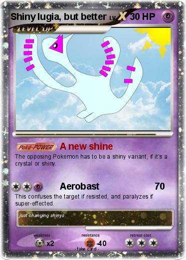 Pokemon Shiny lugia, but better