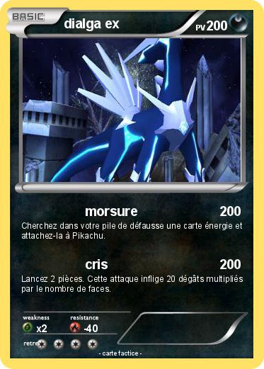 Pokemon dialga ex