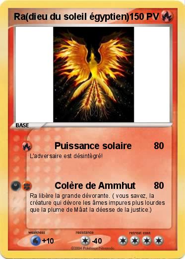 Pokemon Ra(dieu du soleil égyptien)