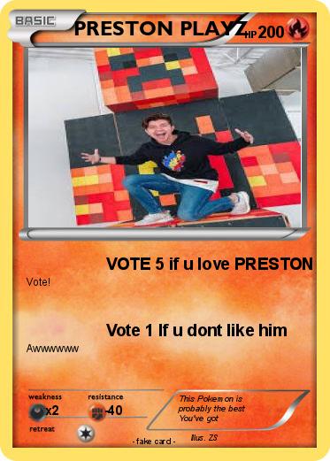 Pokemon PRESTON PLAYZ