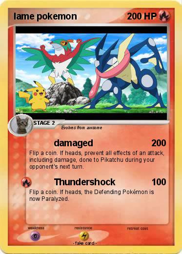 Pokemon lame pokemon