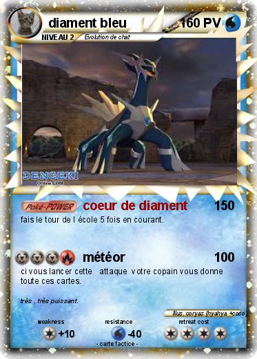 Pokemon diament bleu