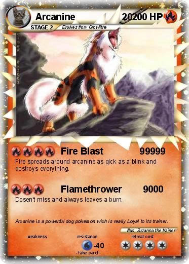 Pokemon Arcanine                  20