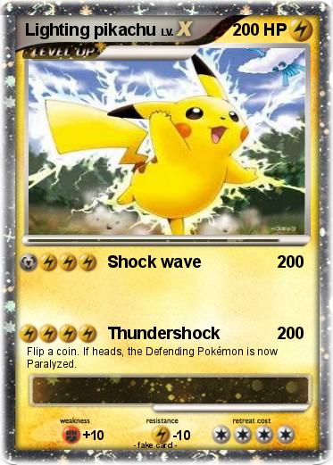 Pokemon Lighting pikachu