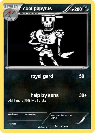 Pokemon cool papyrus