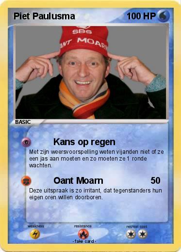 Pokemon Piet Paulusma