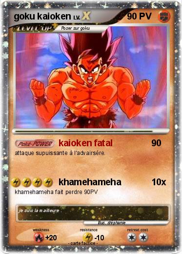 Pokemon goku kaioken