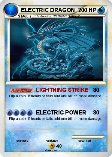 Pokemon ELECTRIC DRAGON