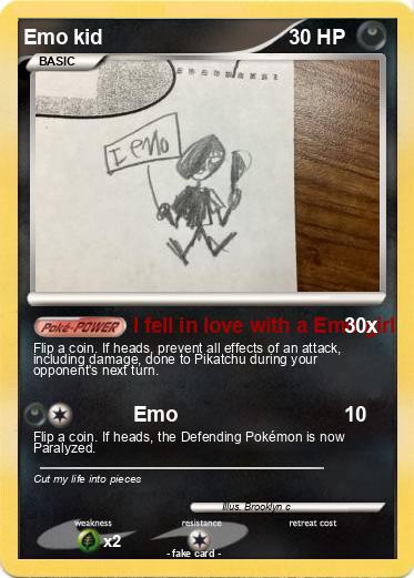 Pokemon Emo kid