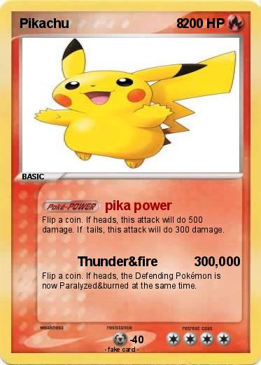 Pokemon Pikachu                              8