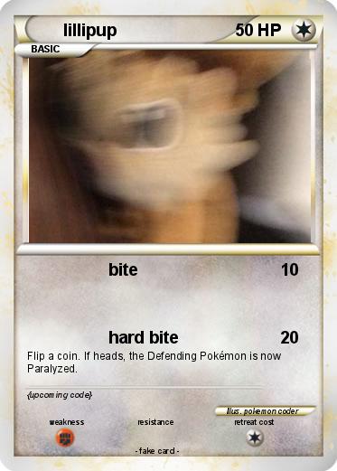 Pokemon lillipup