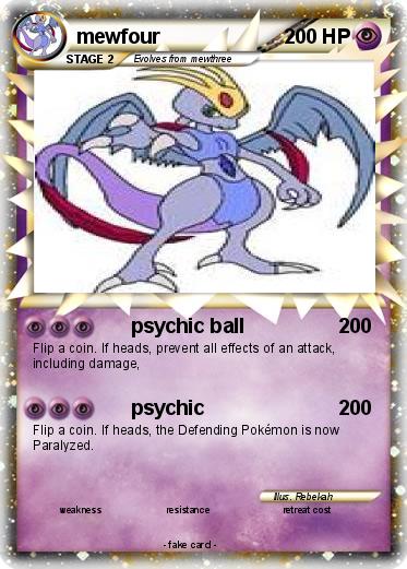 Pokemon mewfour
