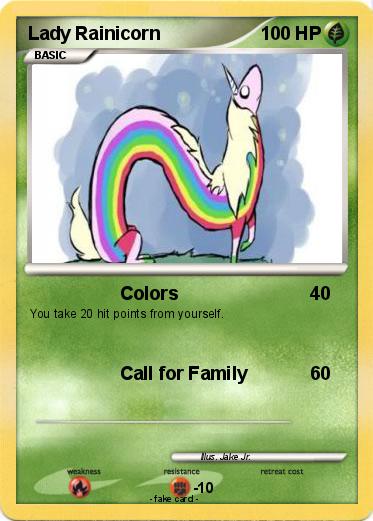 Pokemon Lady Rainicorn