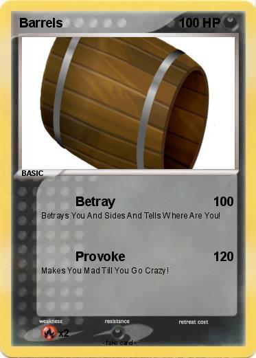 Pokemon Barrels