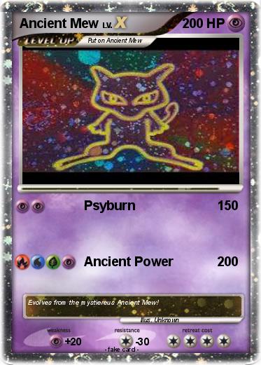 Pokemon Ancient Mew