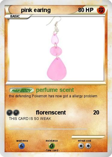 Pokemon pink earing