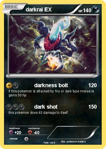 Pokemon darkrai EX