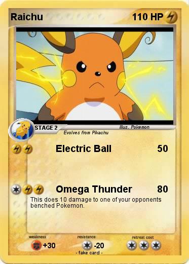 Pokemon Raichu