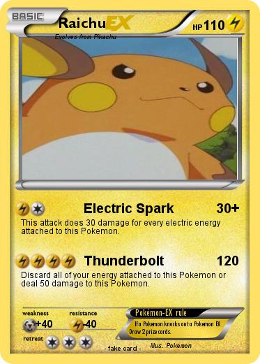 Pokemon Raichu