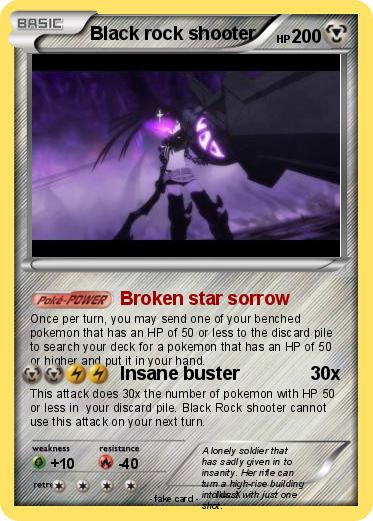 Pokemon Black rock shooter
