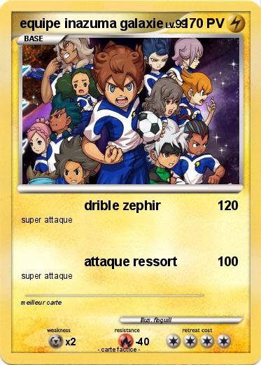 Pokemon equipe inazuma galaxie