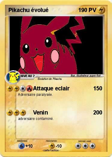Pokemon Pikachu évolué