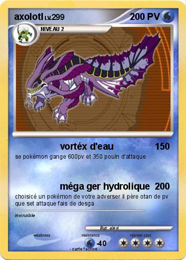 Pokemon axolotl