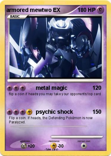 Pokemon armored mewtwo EX