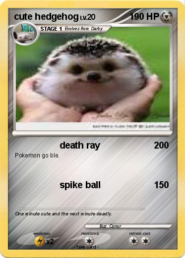 Pokemon cute hedgehog