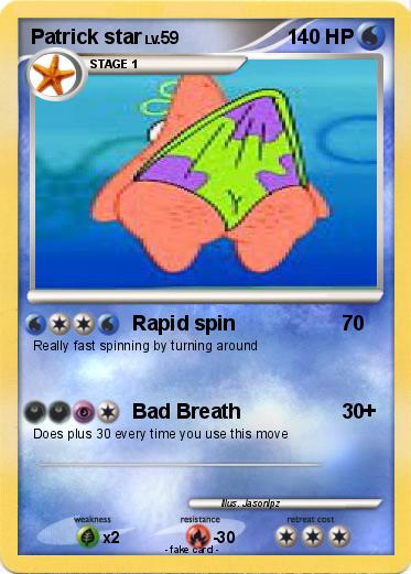 Pokemon Patrick star