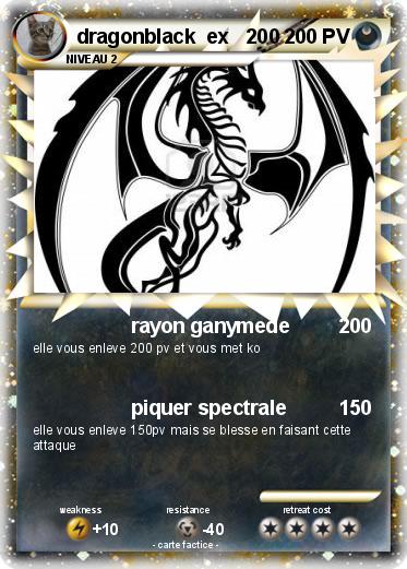 Pokemon dragonblack  ex   200