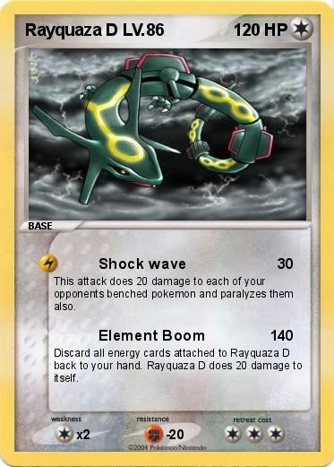 Pokemon Rayquaza D LV.86