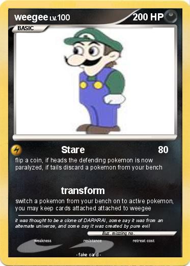 Pokemon weegee