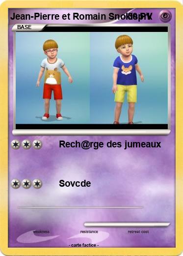 Pokemon Jean-Pierre et Romain Snokisprk
