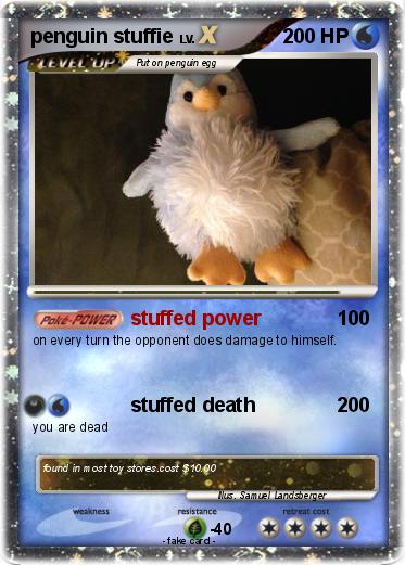 Pokemon penguin stuffie