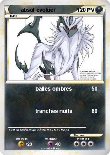 Pokemon absol évoluer