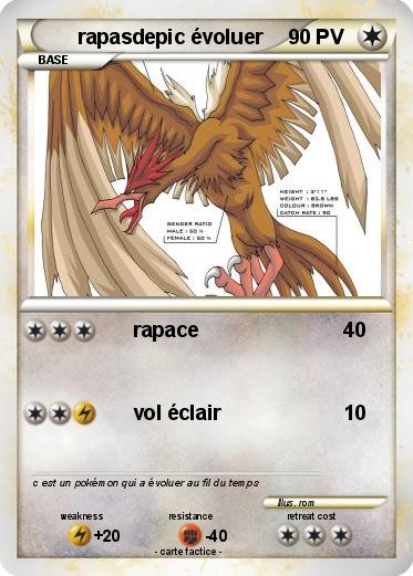 Pokemon rapasdepic évoluer