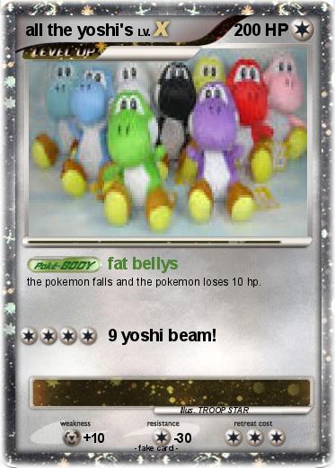 Pokemon all the yoshi's