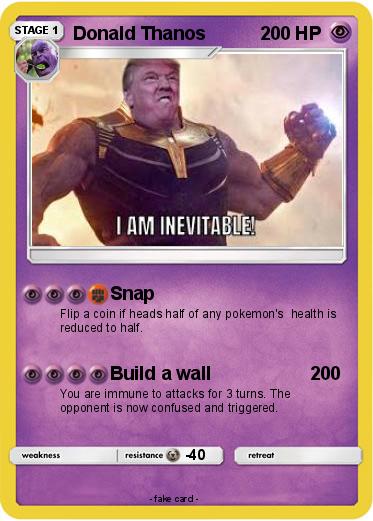 Pokemon Donald Thanos