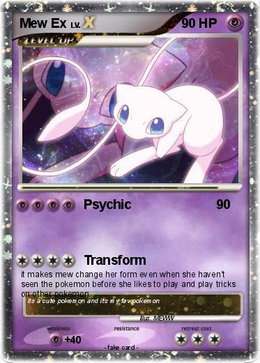 Pokemon Mew Ex