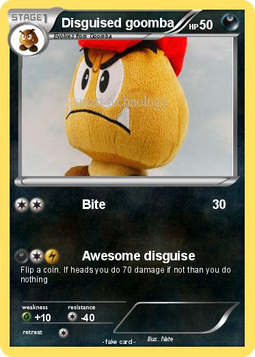 Pokemon Disguised goomba