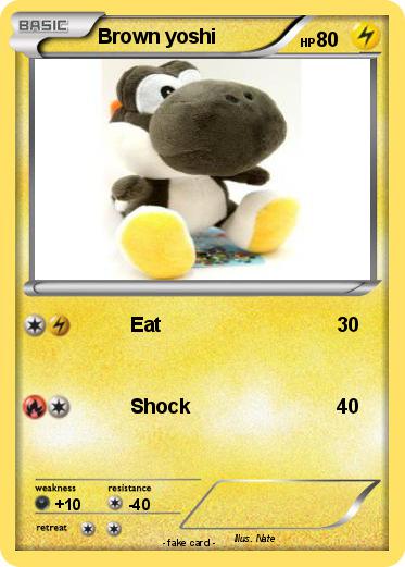 Pokemon Brown yoshi