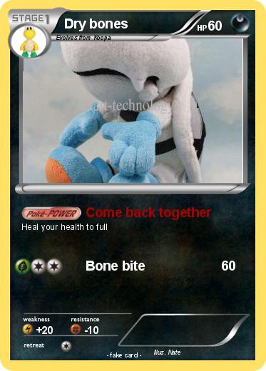 Pokemon Dry bones